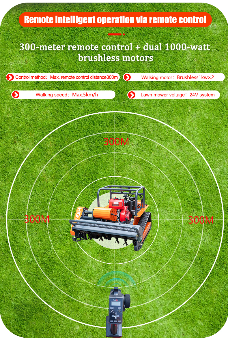  HTM-1000 Diesel Lawn Mower 