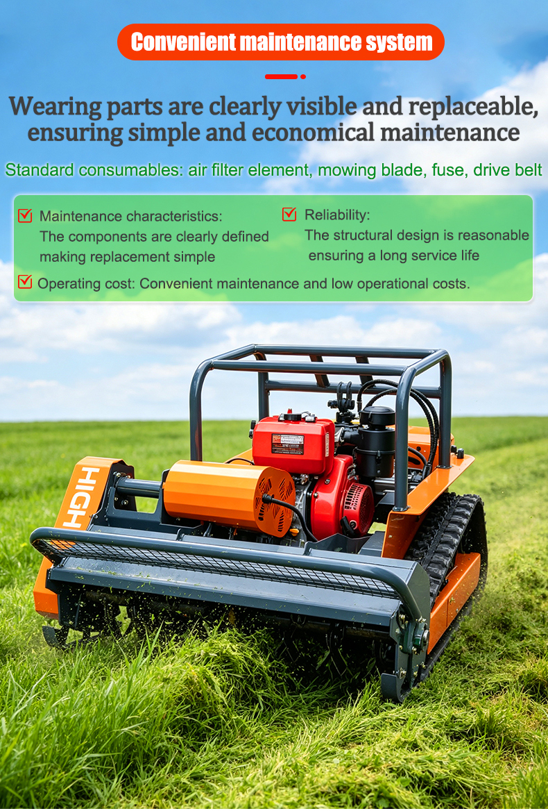 HTM-1000 Diesel Lawn Mower 