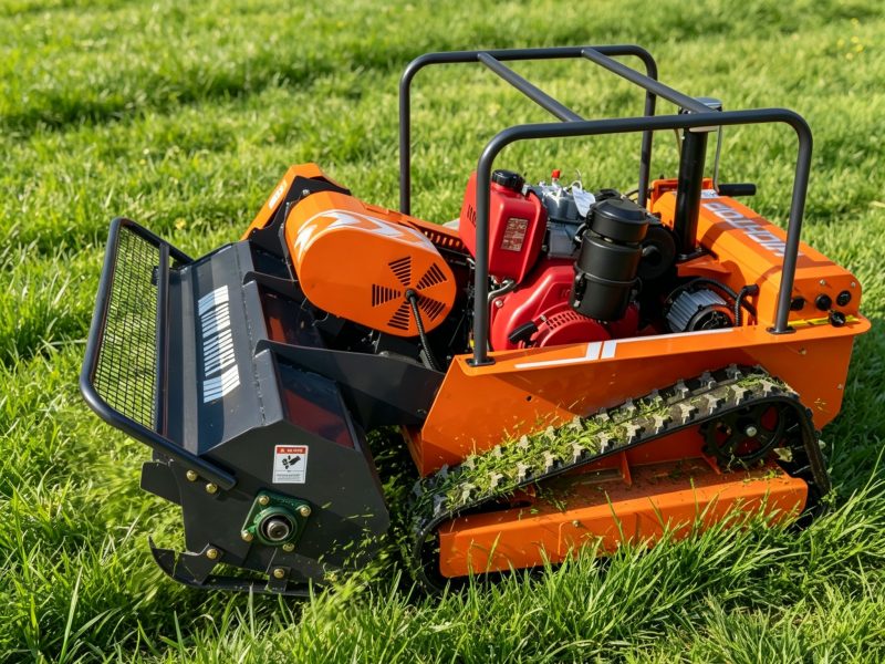 HTM1200 Remote-controlled Tracked Lawn Mower