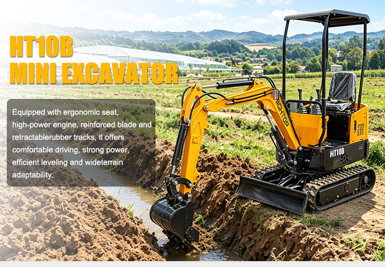  HT10B 1-ton Mini Excavator 