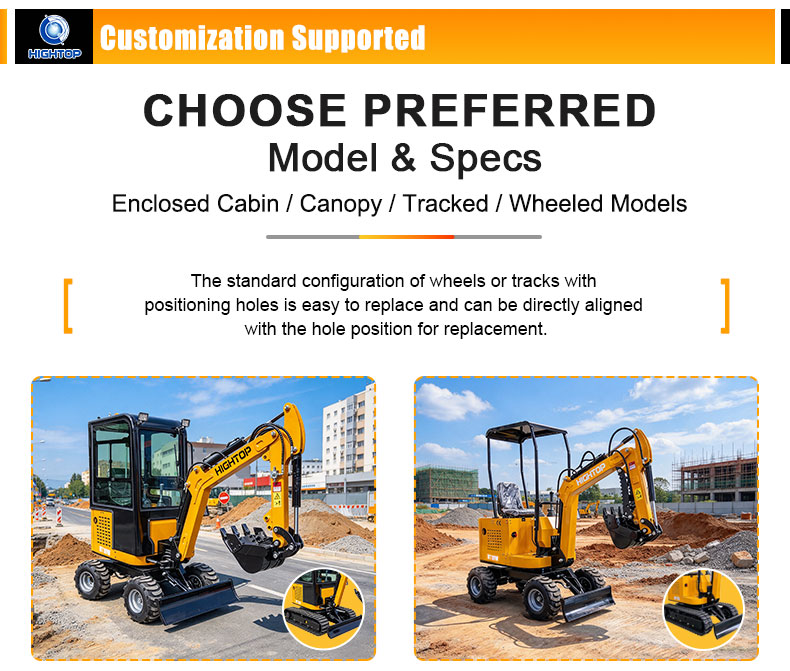 HT-10W Mini Excavator