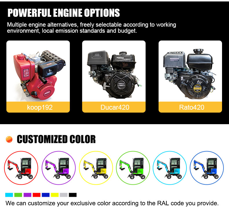  HT-10W Mini Excavator 