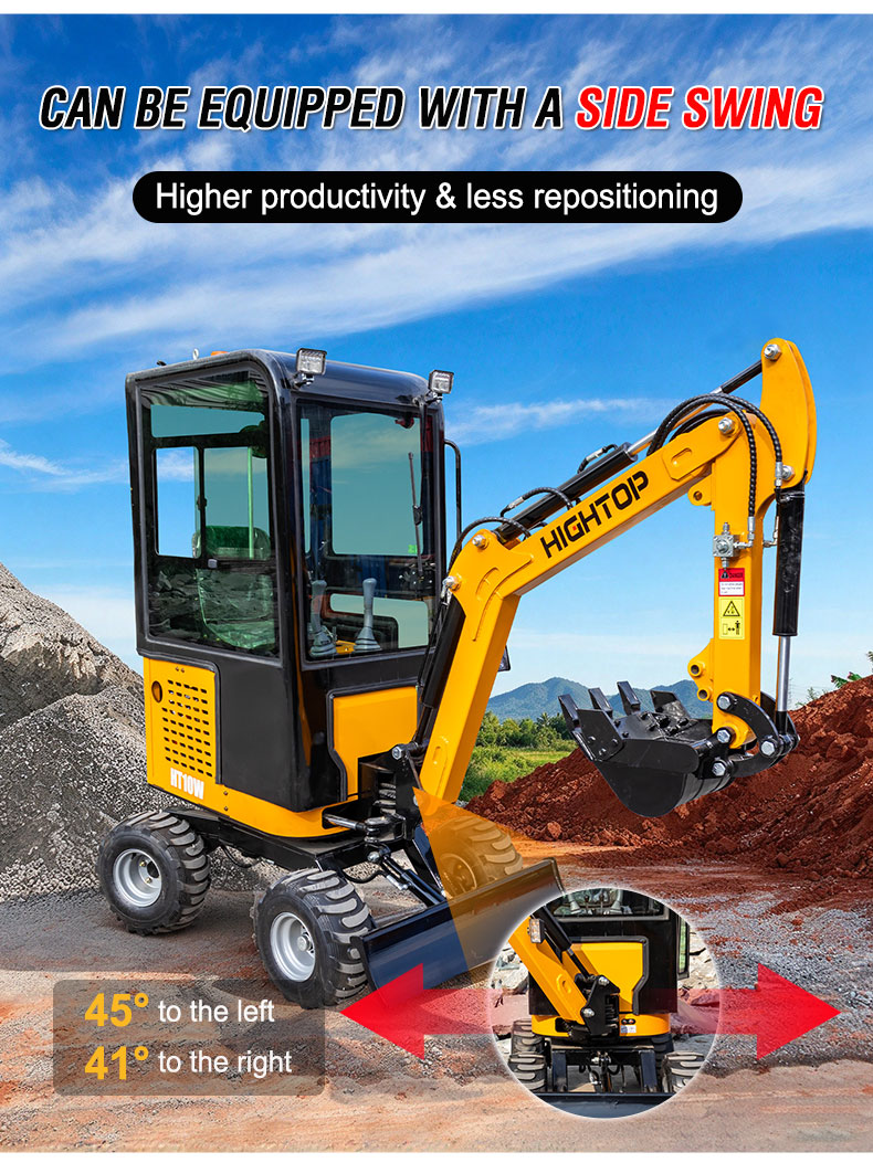 HT-10W Mini Excavator 
